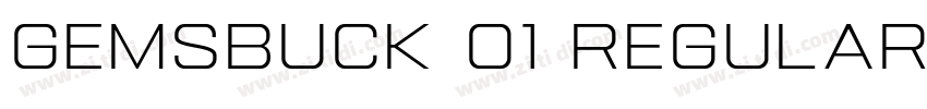 gemsbuck 01 regular字体转换